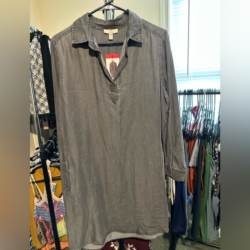 Como Vintage Dark Gray Shirt